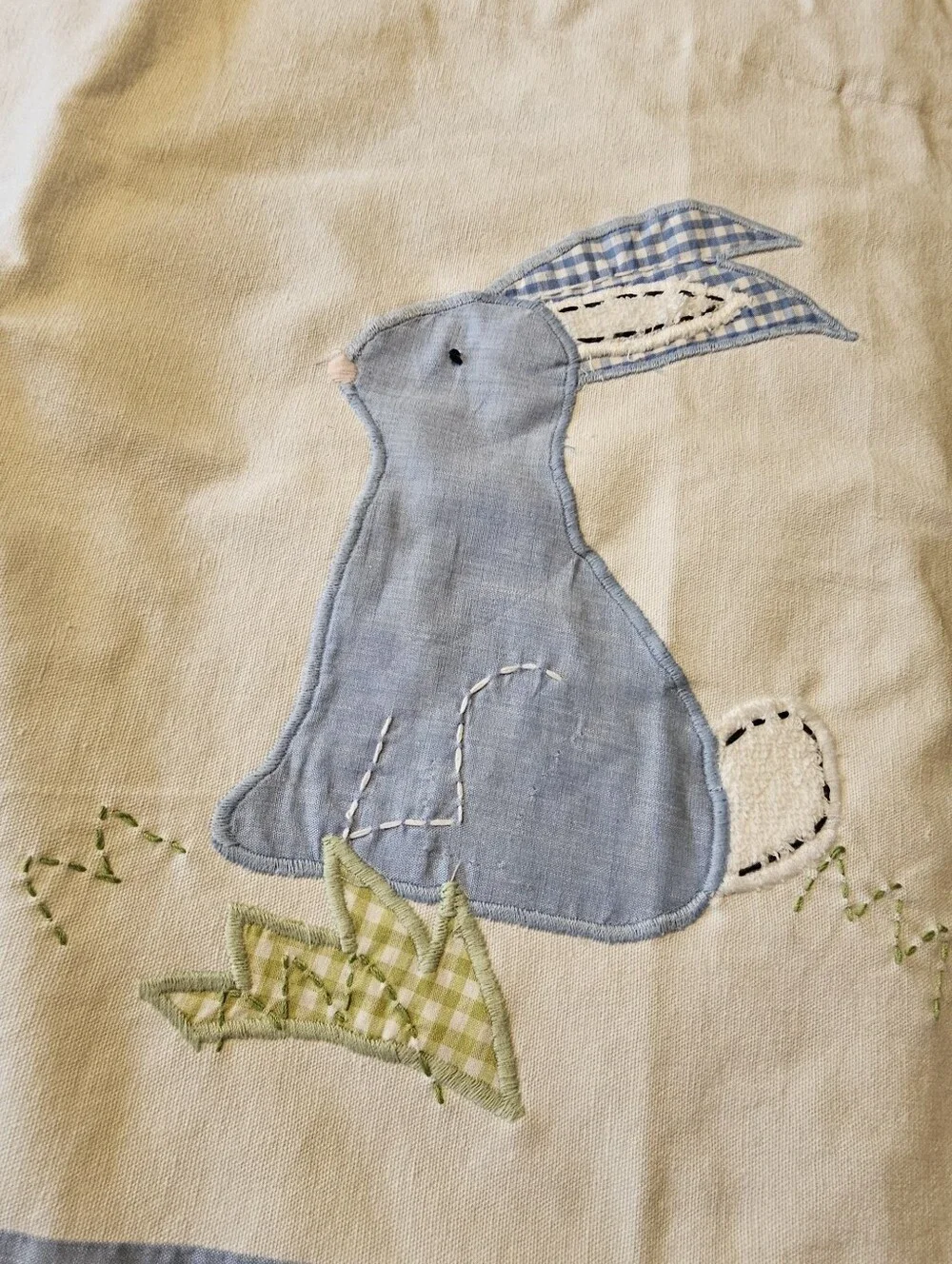 Pottery Barn Kids Bunny 4 Valances Neutral